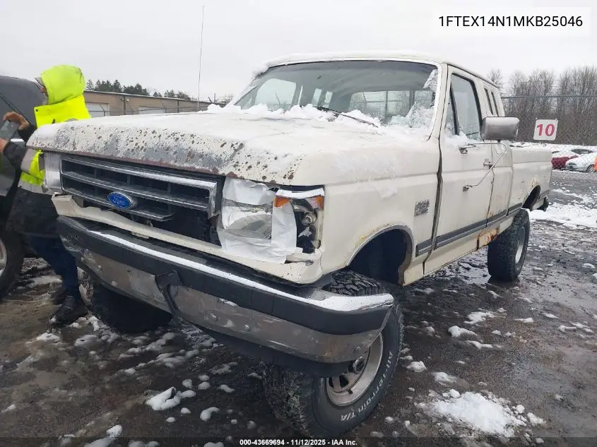 1FTEX14N1MKB25046 1991 Ford F150