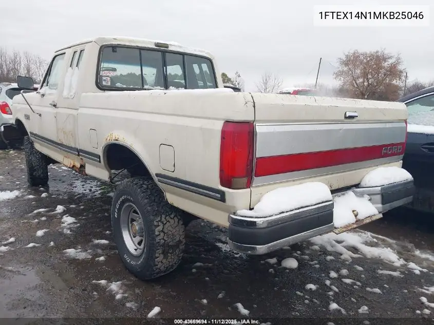 1FTEX14N1MKB25046 1991 Ford F150