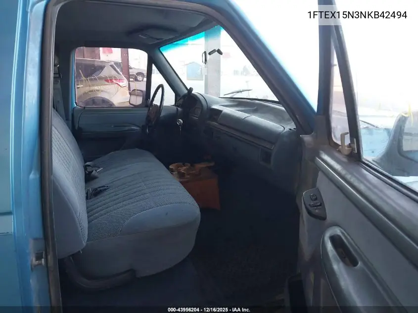 1FTEX15N3NKB42494 1992 Ford F150