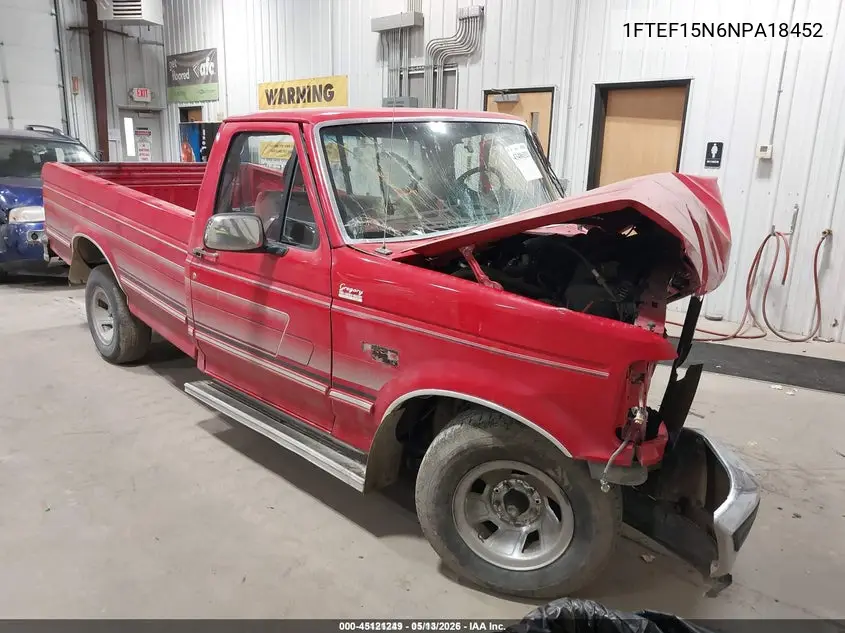 1FTEF15N6NPA18452 1992 Ford F150