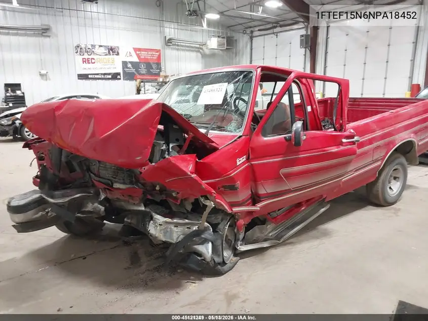 1FTEF15N6NPA18452 1992 Ford F150