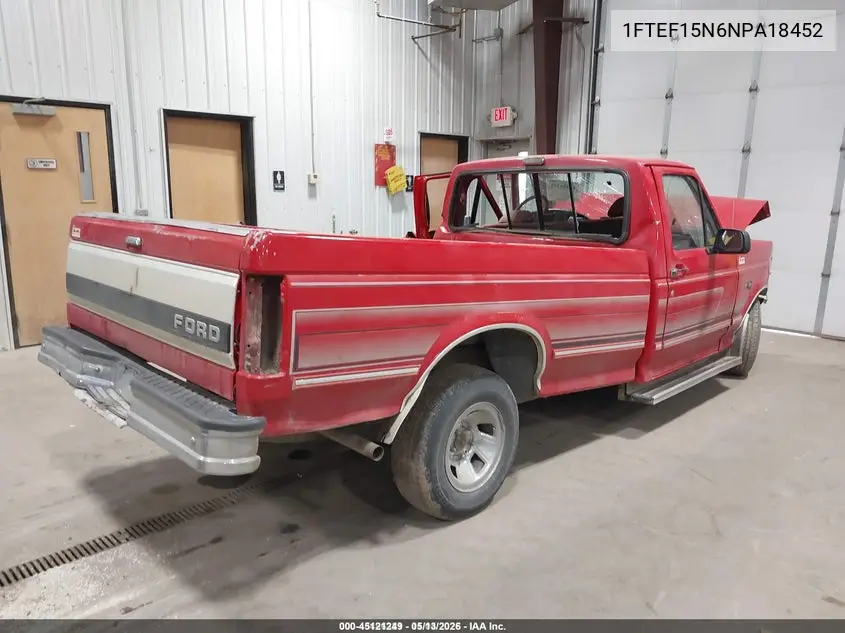 1FTEF15N6NPA18452 1992 Ford F150