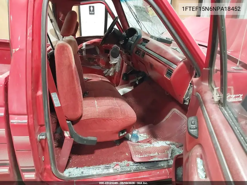 1FTEF15N6NPA18452 1992 Ford F150