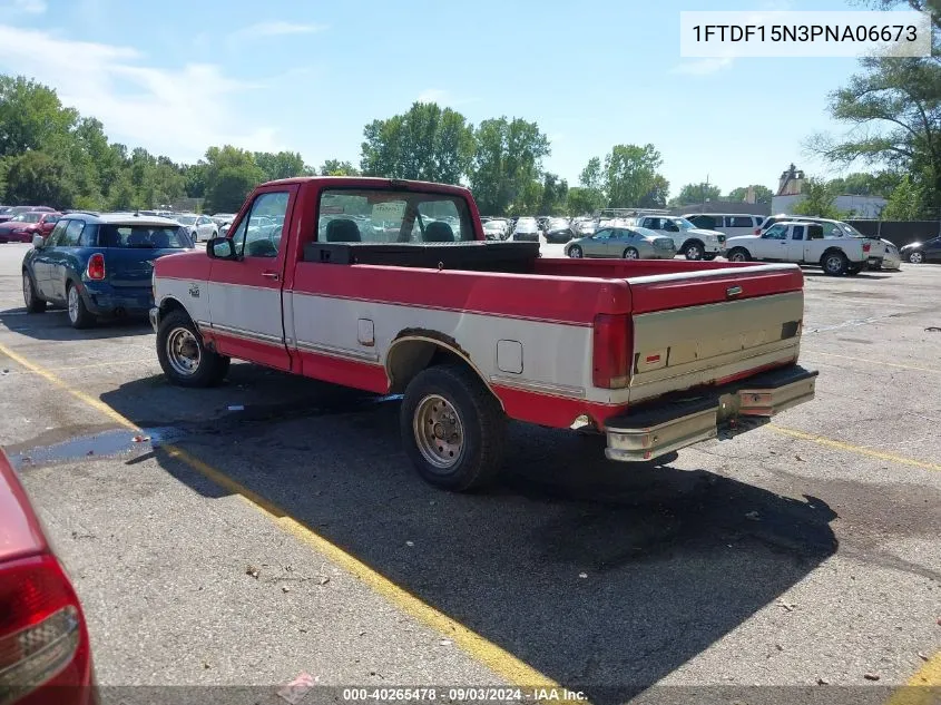 1993 Ford F150 VIN: 1FTDF15N3PNA06673 Lot: 40265478