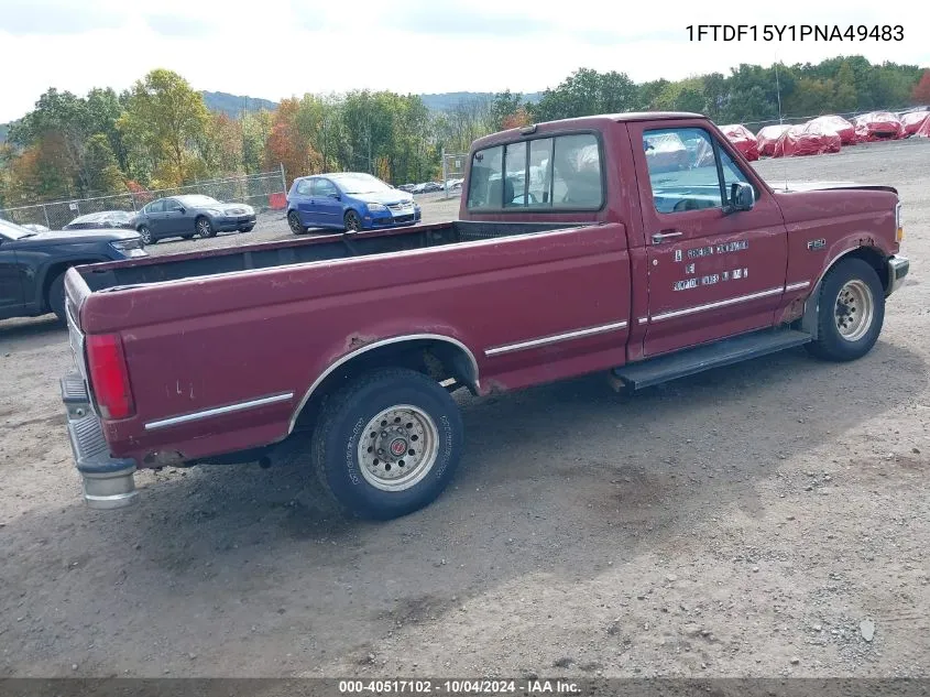 1FTDF15Y1PNA49483 1993 Ford F150