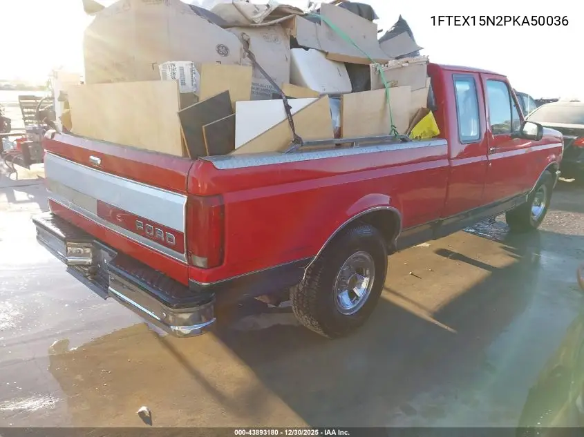 1FTEX15N2PKA50036 1993 Ford F150