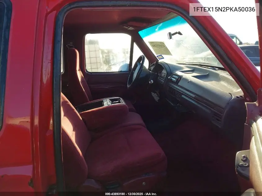 1FTEX15N2PKA50036 1993 Ford F150