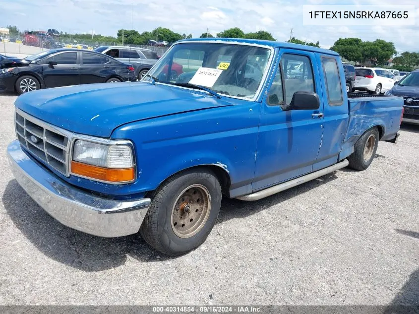 1994 Ford F150 VIN: 1FTEX15N5RKA87665 Lot: 40314854