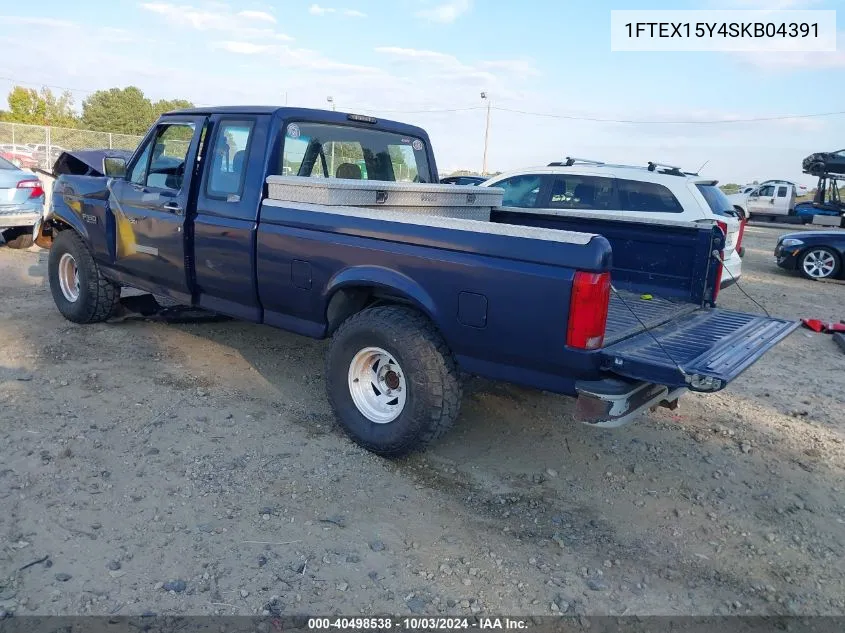 1FTEX15Y4SKB04391 1995 Ford F150