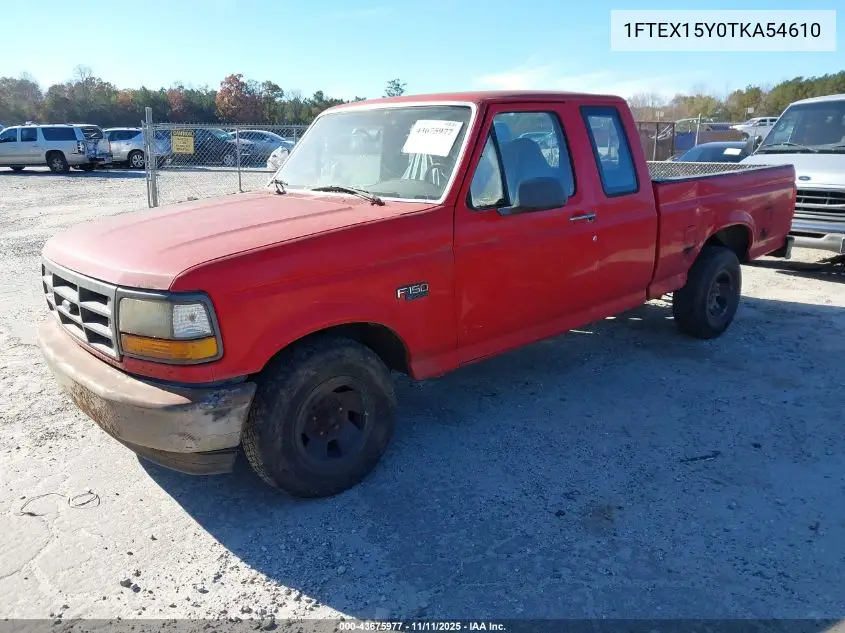 1FTEX15Y0TKA54610 1996 Ford F150