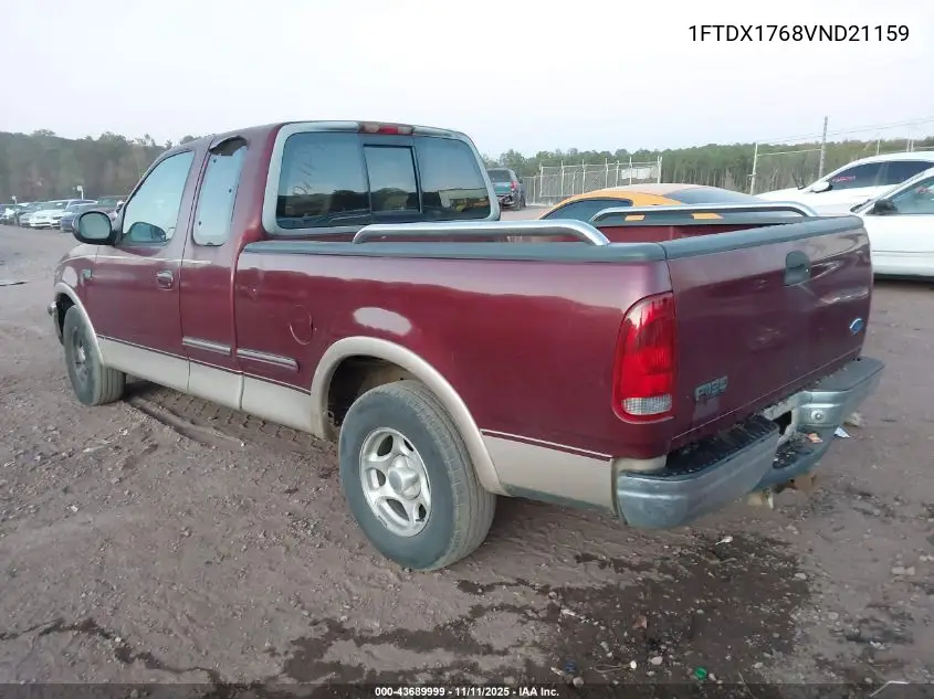 1FTDX1768VND21159 1997 Ford F-150 Lariat/Standard/Xl/Xlt