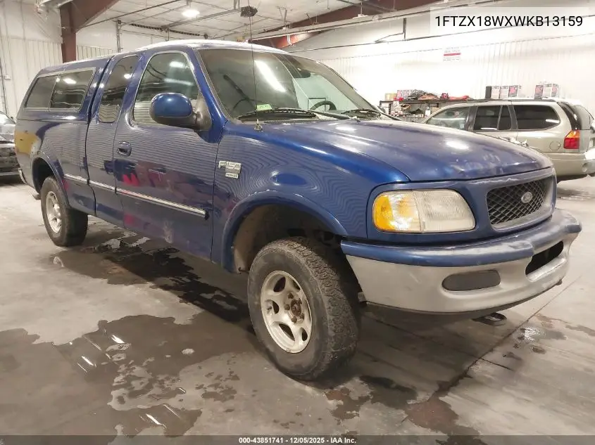 1FTZX18WXWKB13159 1998 Ford F-150 Lariat/Standard/Xl/Xlt