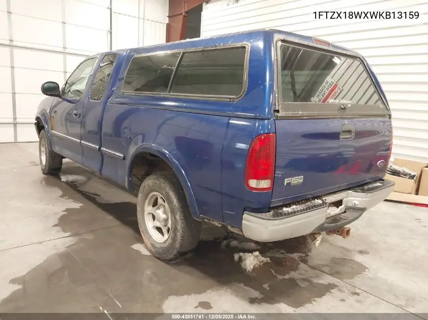 1FTZX18WXWKB13159 1998 Ford F-150 Lariat/Standard/Xl/Xlt