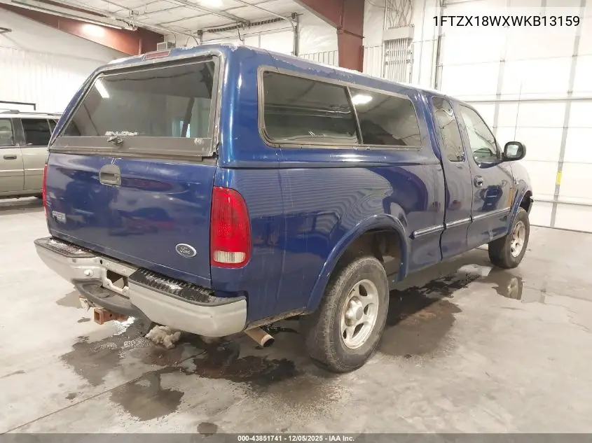 1FTZX18WXWKB13159 1998 Ford F-150 Lariat/Standard/Xl/Xlt