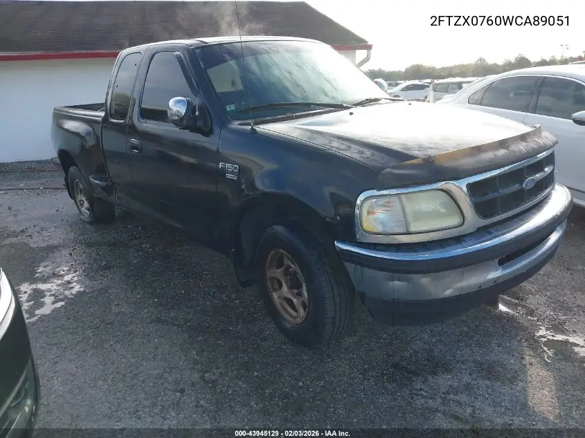 2FTZX0760WCA89051 1998 Ford F-150 Lariat/Xl/Xlt