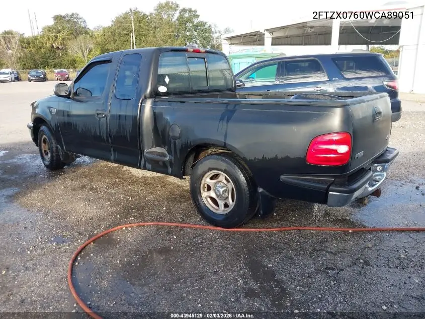 2FTZX0760WCA89051 1998 Ford F-150 Lariat/Xl/Xlt