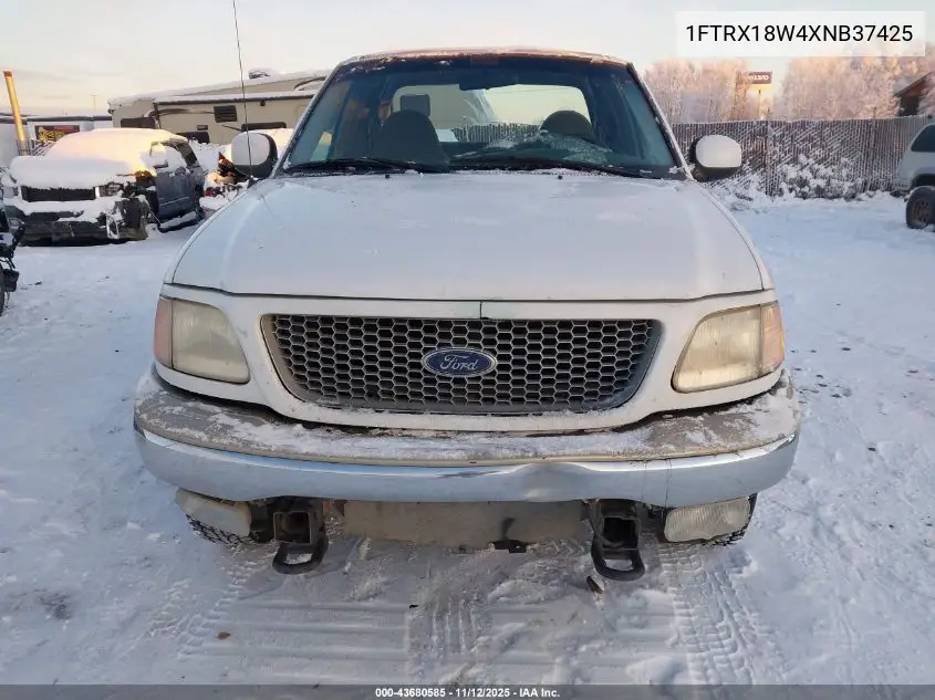 1FTRX18W4XNB37425 1999 Ford F-150 Lariat/Work Series/Xl/Xlt