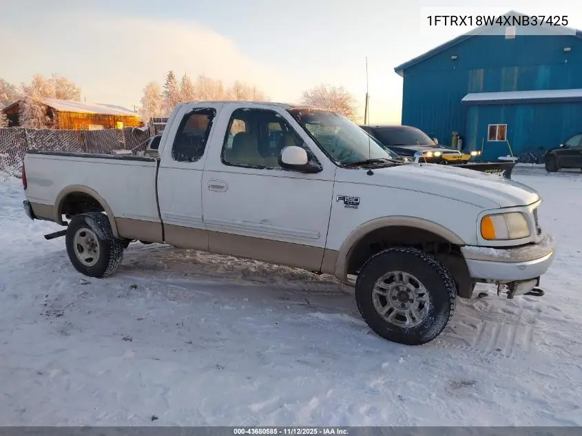 1FTRX18W4XNB37425 1999 Ford F-150 Lariat/Work Series/Xl/Xlt