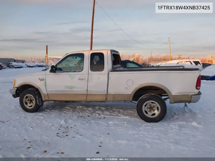 1FTRX18W4XNB37425 1999 Ford F-150 Lariat/Work Series/Xl/Xlt