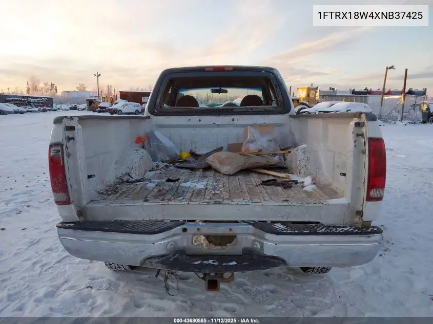 1FTRX18W4XNB37425 1999 Ford F-150 Lariat/Work Series/Xl/Xlt