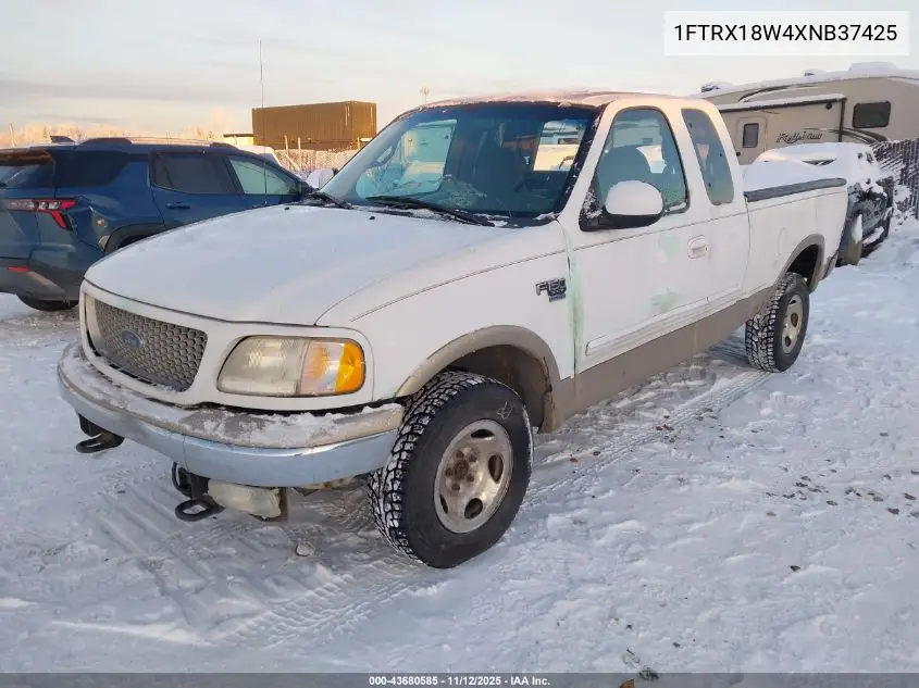 1FTRX18W4XNB37425 1999 Ford F-150 Lariat/Work Series/Xl/Xlt