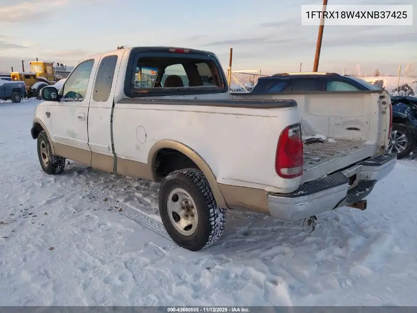 1FTRX18W4XNB37425 1999 Ford F-150 Lariat/Work Series/Xl/Xlt