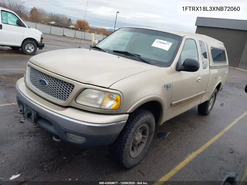1FTRX18L3XNB72060 1999 Ford F-150 Lariat/Xl/Xlt