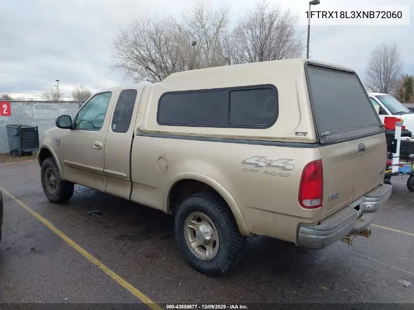 1FTRX18L3XNB72060 1999 Ford F-150 Lariat/Xl/Xlt