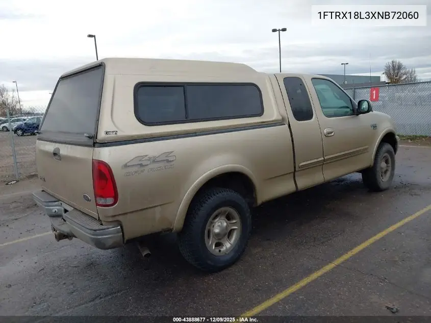 1FTRX18L3XNB72060 1999 Ford F-150 Lariat/Xl/Xlt