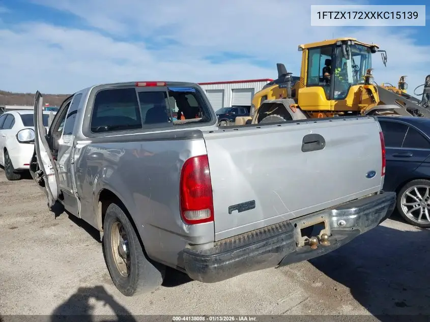 1FTZX172XXKC15139 1999 Ford F-150 Work Series/Xl/Xlt