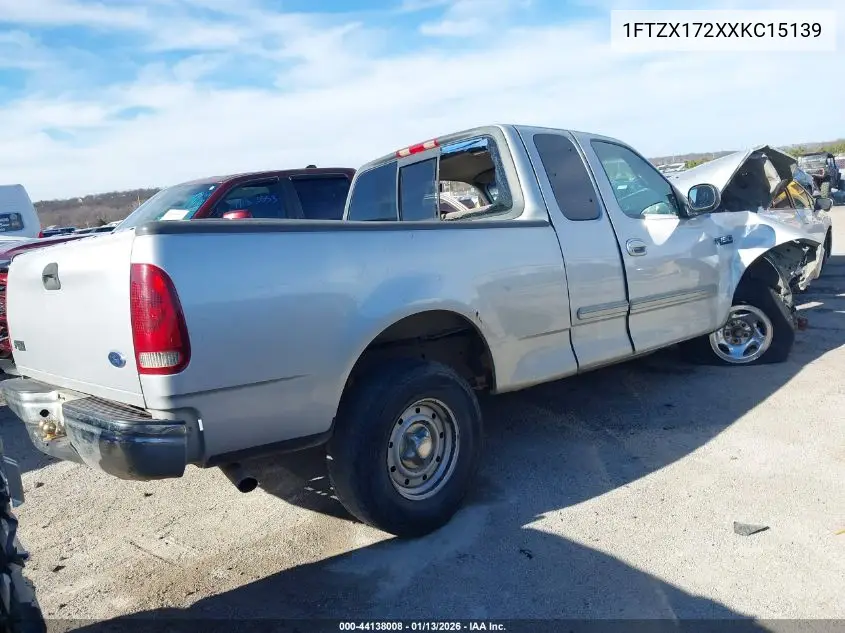 1FTZX172XXKC15139 1999 Ford F-150 Work Series/Xl/Xlt
