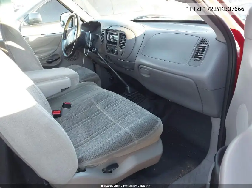 1FTZF1722YKB37666 2000 Ford F-150 Work Series/Xl/Xlt