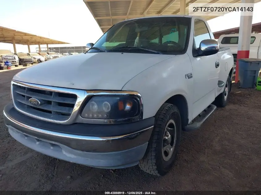 2FTZF0720YCA14143 2000 Ford F-150 Xl/Xlt