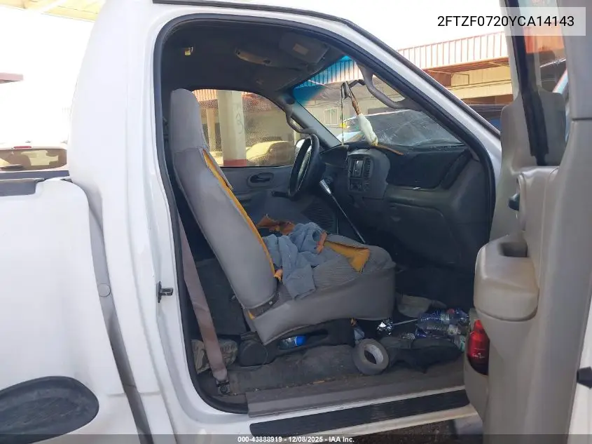 2FTZF0720YCA14143 2000 Ford F-150 Xl/Xlt