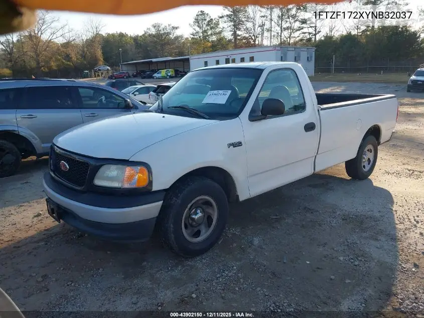 1FTZF172XYNB32037 2000 Ford F-150 Work Series/Xl/Xlt