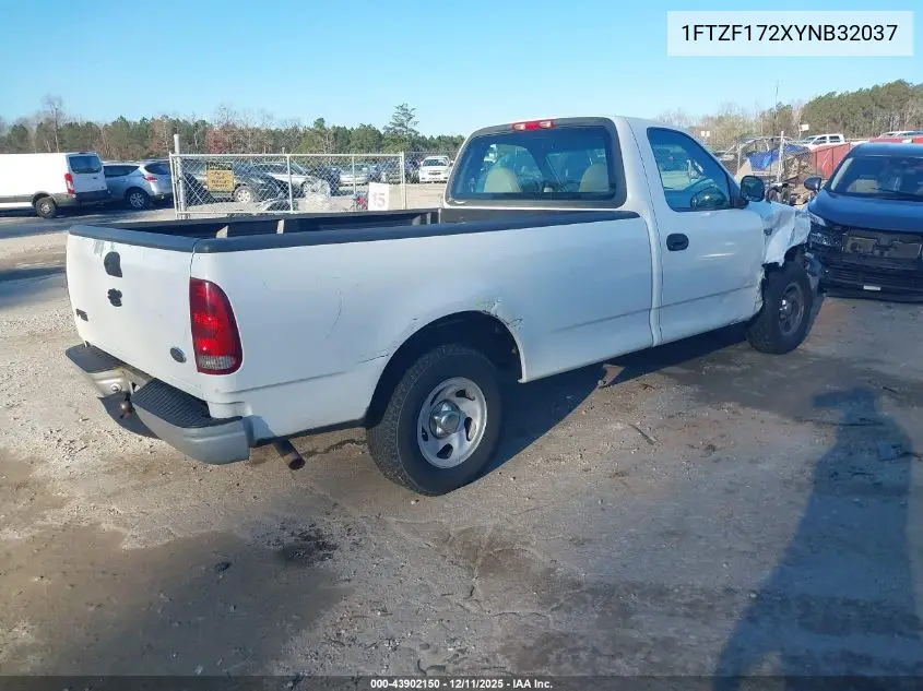 1FTZF172XYNB32037 2000 Ford F-150 Work Series/Xl/Xlt