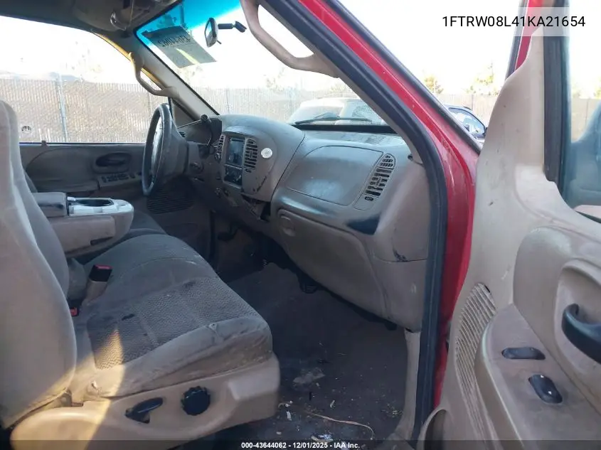 1FTRW08L41KA21654 2001 Ford F-150 King Ranch Edition/Lariat/Xlt