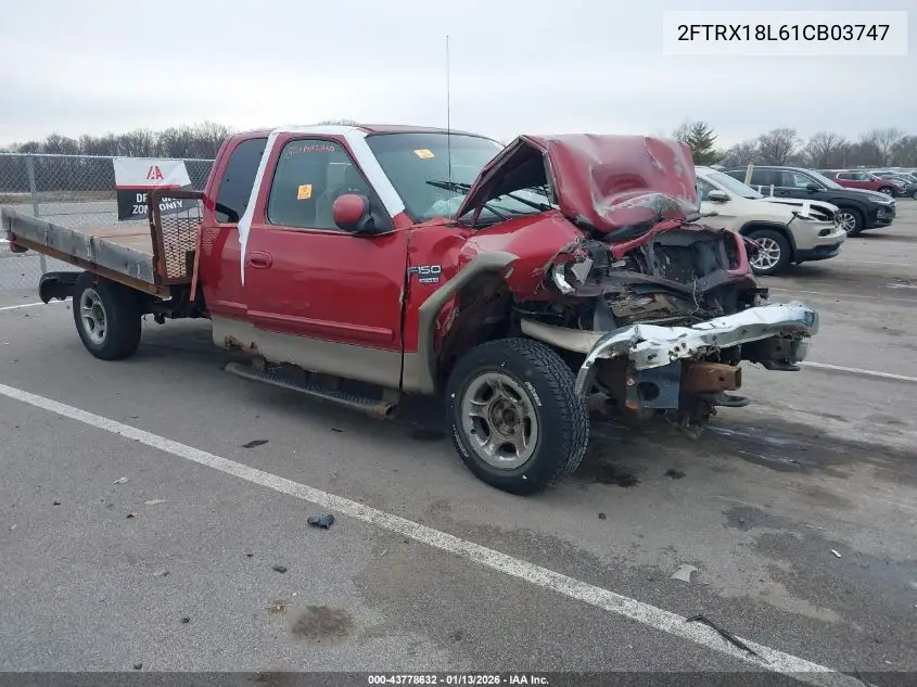 2FTRX18L61CB03747 2001 Ford F-150 Lariat/Xl/Xlt