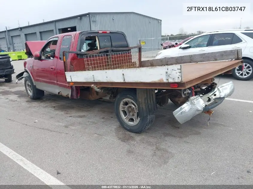 2FTRX18L61CB03747 2001 Ford F-150 Lariat/Xl/Xlt