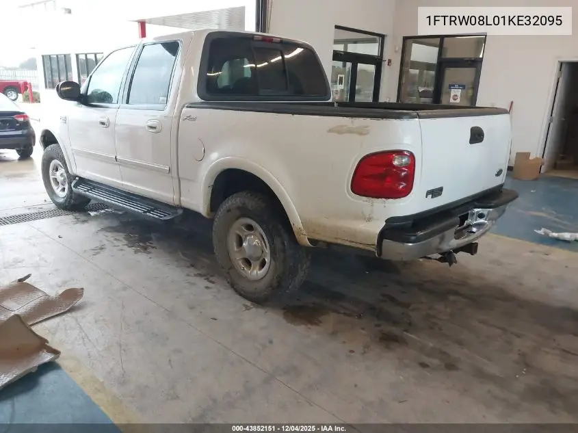 1FTRW08L01KE32095 2001 Ford F-150 King Ranch Edition/Lariat/Xlt