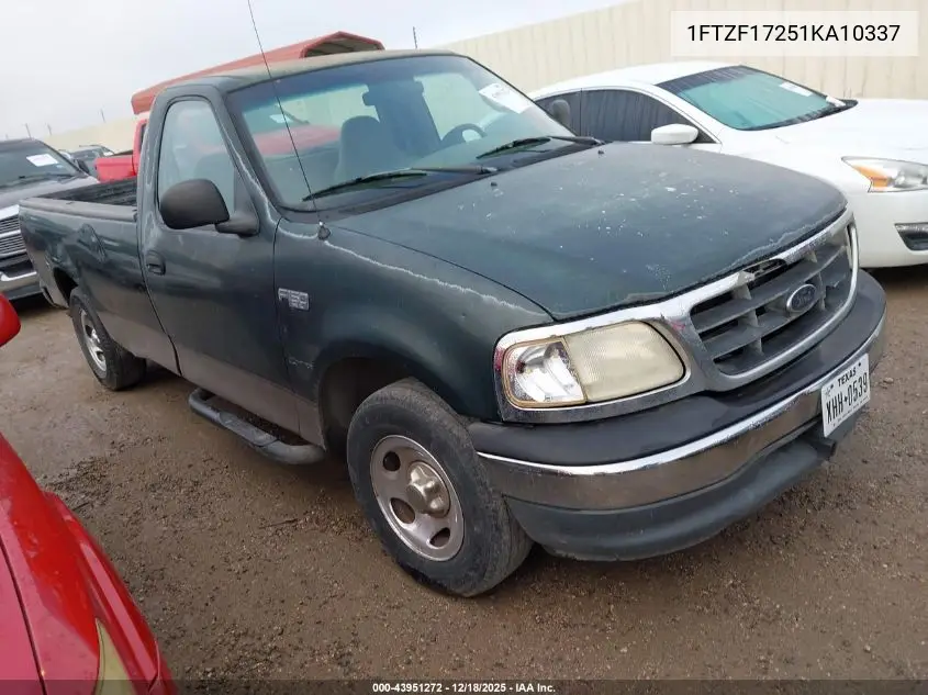1FTZF17251KA10337 2001 Ford F-150 Xl/Xlt