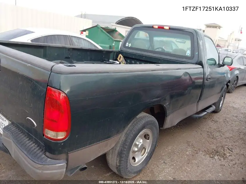 1FTZF17251KA10337 2001 Ford F-150 Xl/Xlt