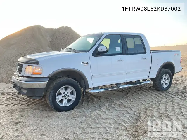 1FTRW08L52KD37002 2002 Ford F-150 2002 Ford F-150 Supercrew 4X4 Crew Cab Pickup