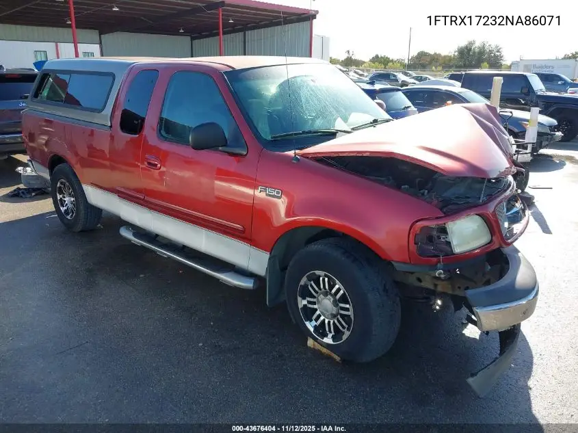 1FTRX17232NA86071 2002 Ford F-150 Xl/Xlt