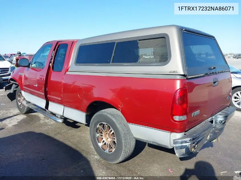 1FTRX17232NA86071 2002 Ford F-150 Xl/Xlt