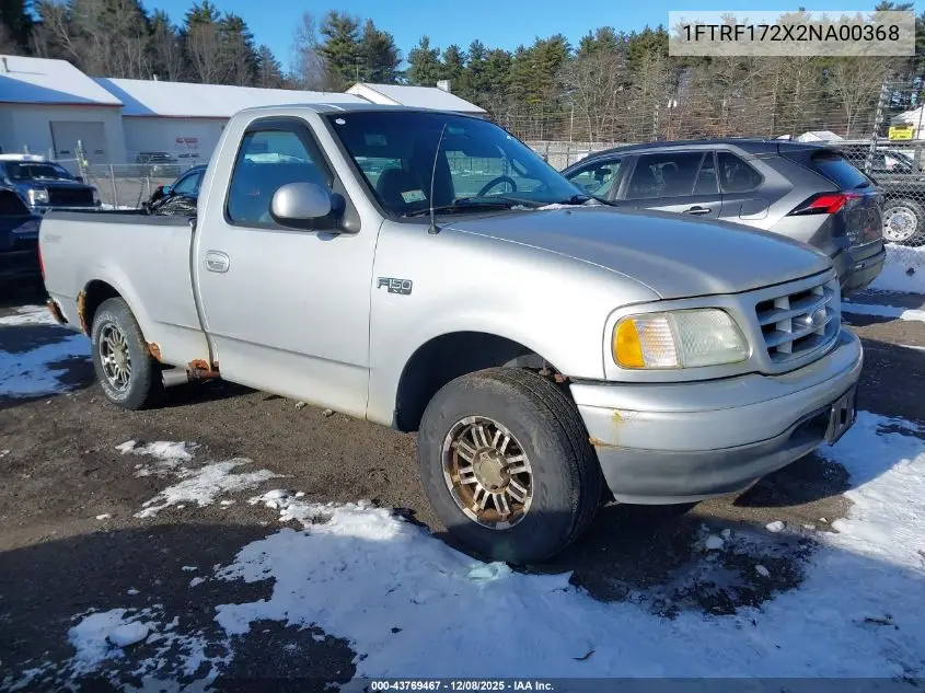 1FTRF172X2NA00368 2002 Ford F-150 Xl/Xlt