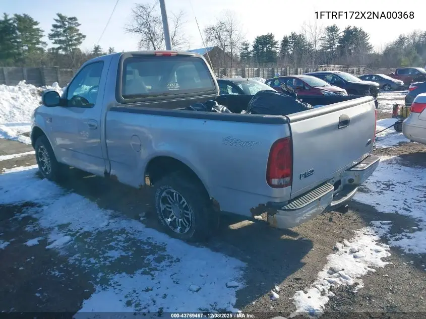 1FTRF172X2NA00368 2002 Ford F-150 Xl/Xlt