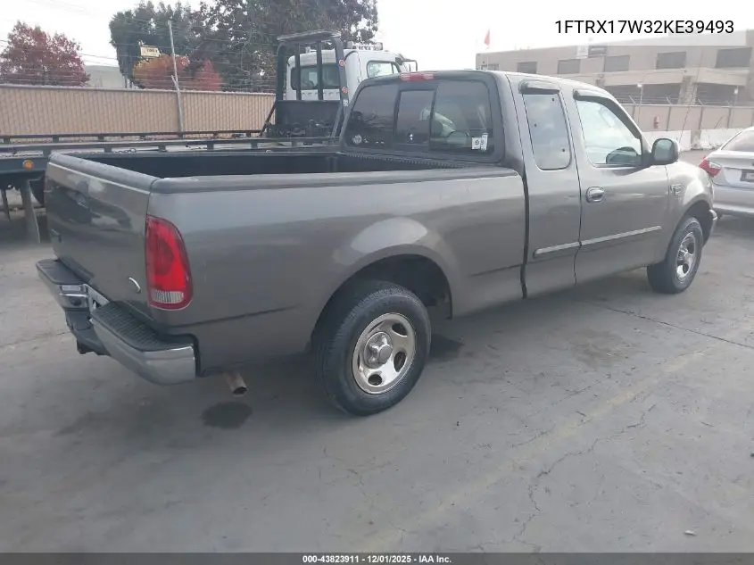 1FTRX17W32KE39493 2002 Ford F-150 Lariat/Xl/Xlt