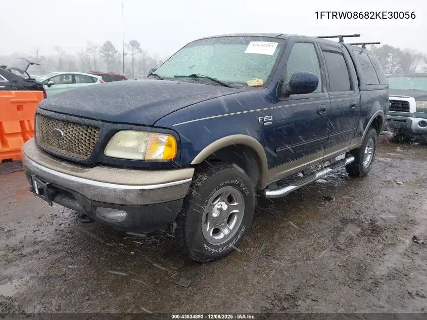 1FTRW08682KE30056 2002 Ford F-150 Lariat/Xlt