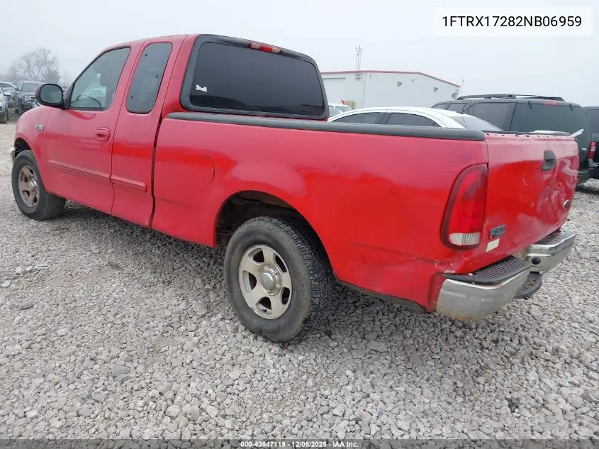 1FTRX17282NB06959 2002 Ford F-150 Xl/Xlt